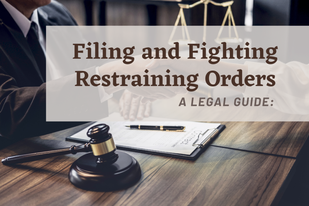 Filing and Fighting Restraining Orders in New Jersey
