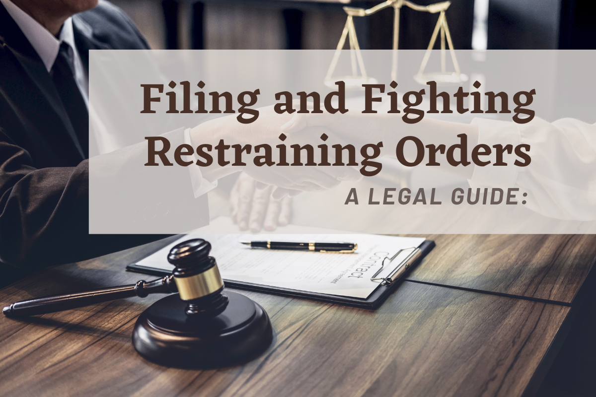 Filing and Fighting Restraining Orders in New Jersey