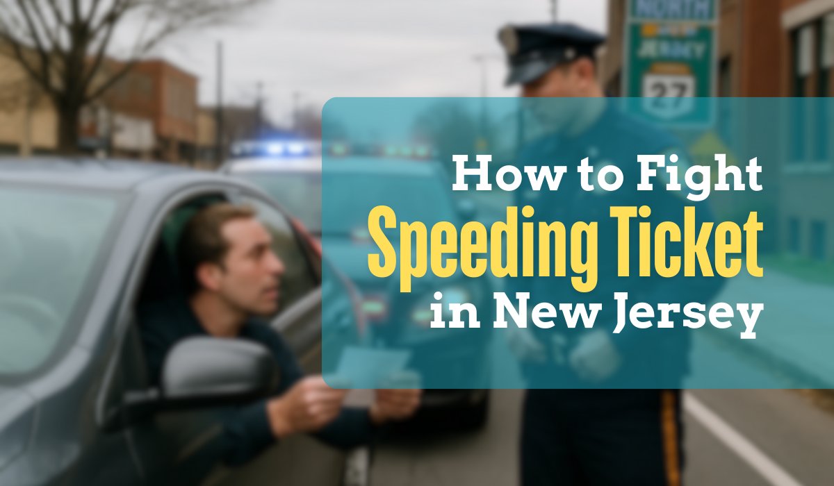 How to Fight a Speeding Ticket in New Jersey